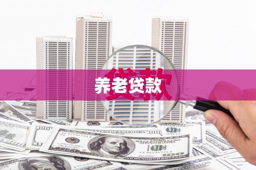 临邑养老贷款