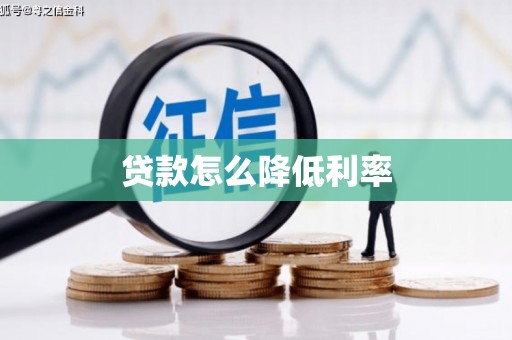 临邑贷款怎么降低利率