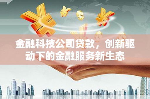 临邑金融科技公司贷款，创新驱动下的金融服务新生态