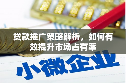 临邑贷款推广策略解析，如何有效提升市场占有率