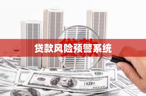 临邑贷款风险预警系统