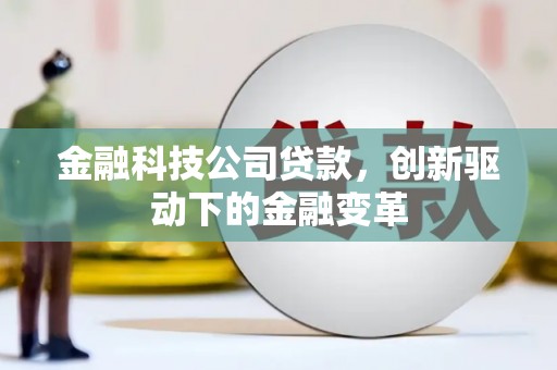 临邑金融科技公司贷款，创新驱动下的金融变革