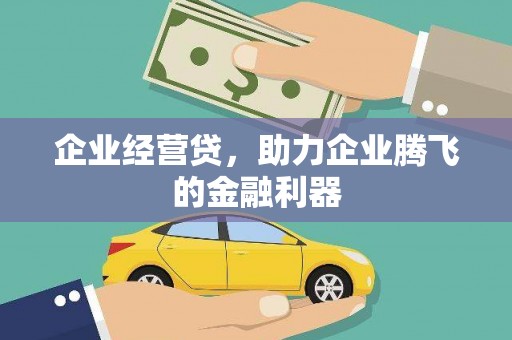 临邑企业经营贷，助力企业腾飞的金融利器