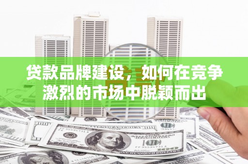 临邑贷款品牌建设，如何在竞争激烈的市场中脱颖而出
