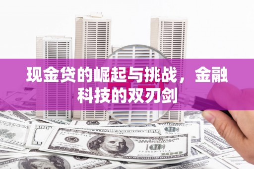 临邑现金贷的崛起与挑战，金融科技的双刃剑