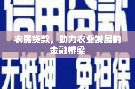 临邑农民贷款，助力农业发展的金融桥梁
