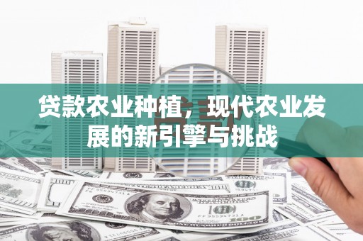临邑贷款农业种植，现代农业发展的新引擎与挑战