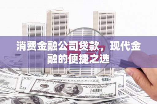临邑消费金融公司贷款，现代金融的便捷之选