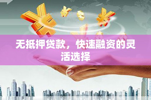 临邑无抵押贷款，快速融资的灵活选择