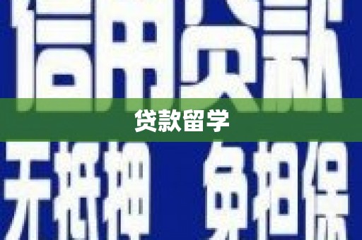 临邑贷款留学