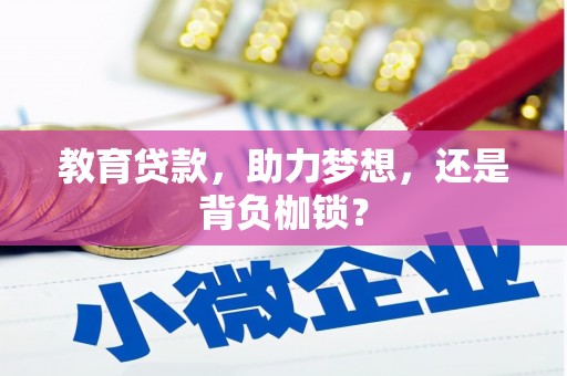 临邑教育贷款，助力梦想，还是背负枷锁？