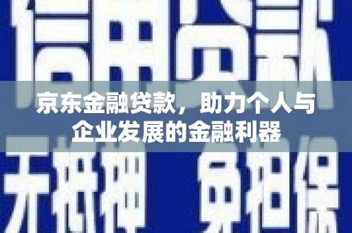 临邑京东金融贷款，助力个人与企业发展的金融利器