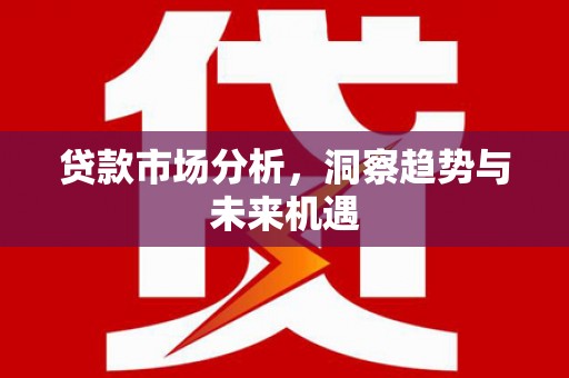 临邑贷款市场分析，洞察趋势与未来机遇