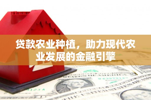 临邑贷款农业种植，助力现代农业发展的金融引擎