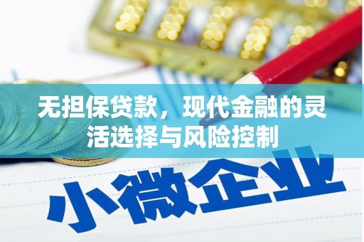 临邑无担保贷款，现代金融的灵活选择与风险控制