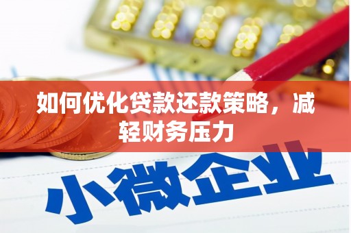 临邑如何优化贷款还款策略，减轻财务压力