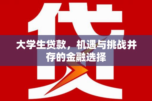 临邑大学生贷款，机遇与挑战并存的金融选择