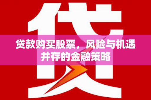 临邑贷款购买股票，风险与机遇并存的金融策略