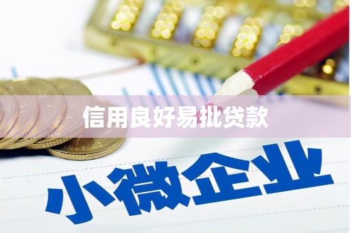 临邑信用良好易批贷款