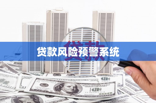 临邑贷款风险预警系统